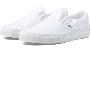 Vans Women's Classic White Slip-On Sneakers